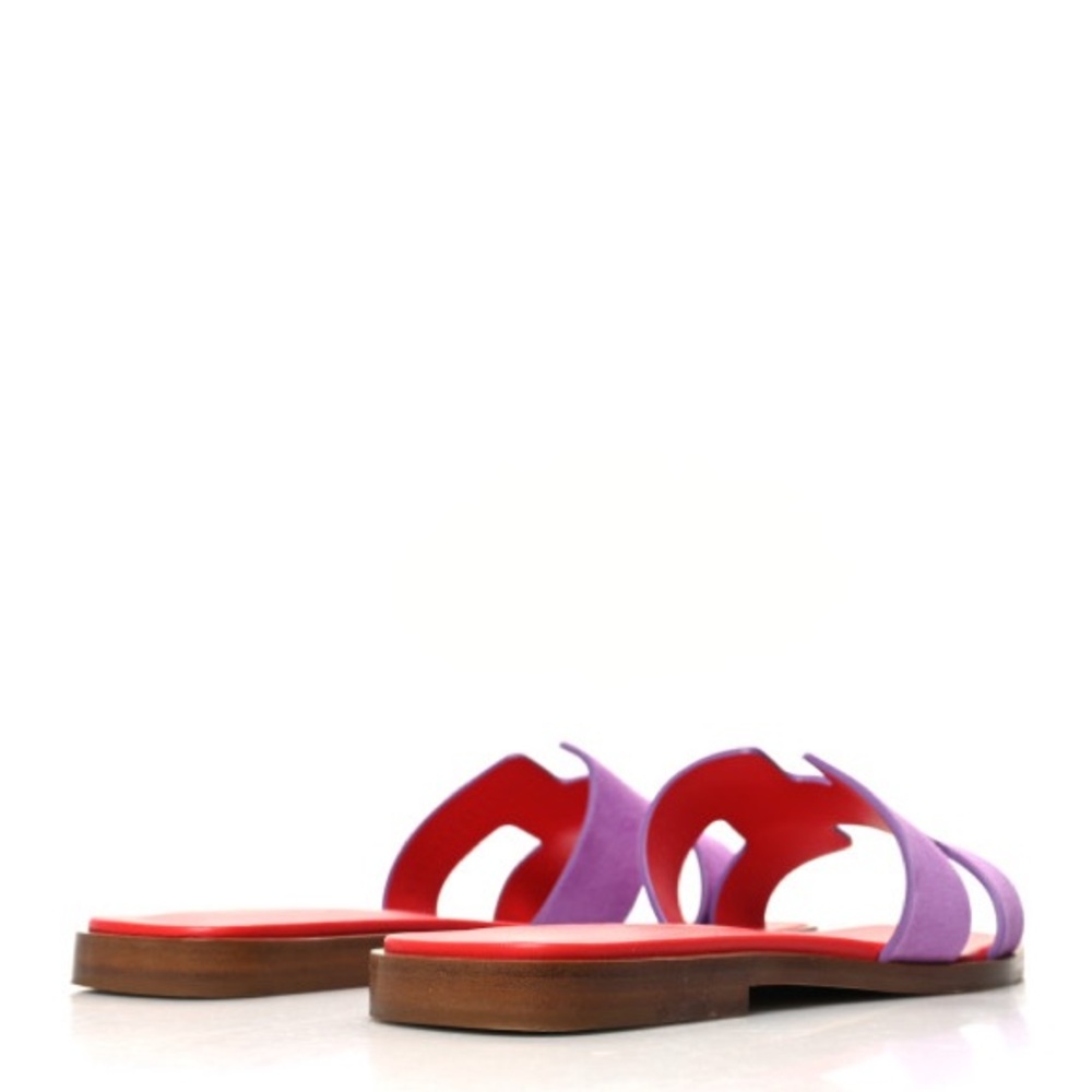 Hermes Purple and Red Sandals - Picture 4 of 9